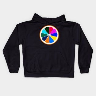 Orange - a really colorful fruit Kids Hoodie